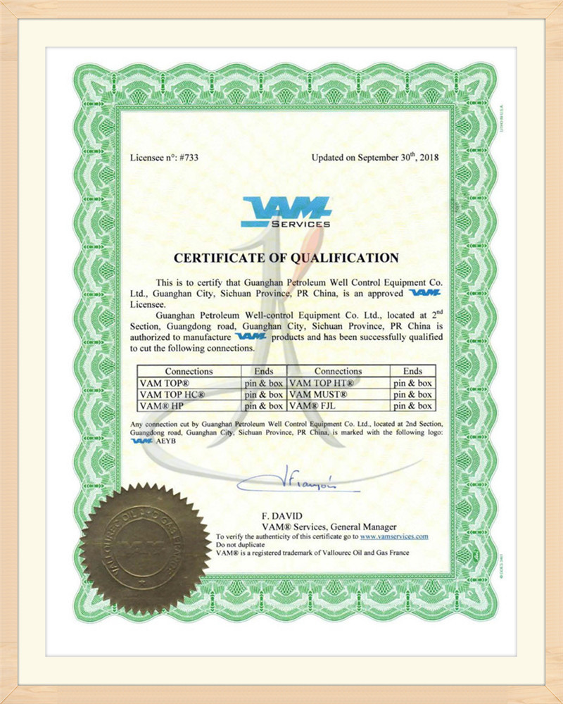 VAM Services License AEYB