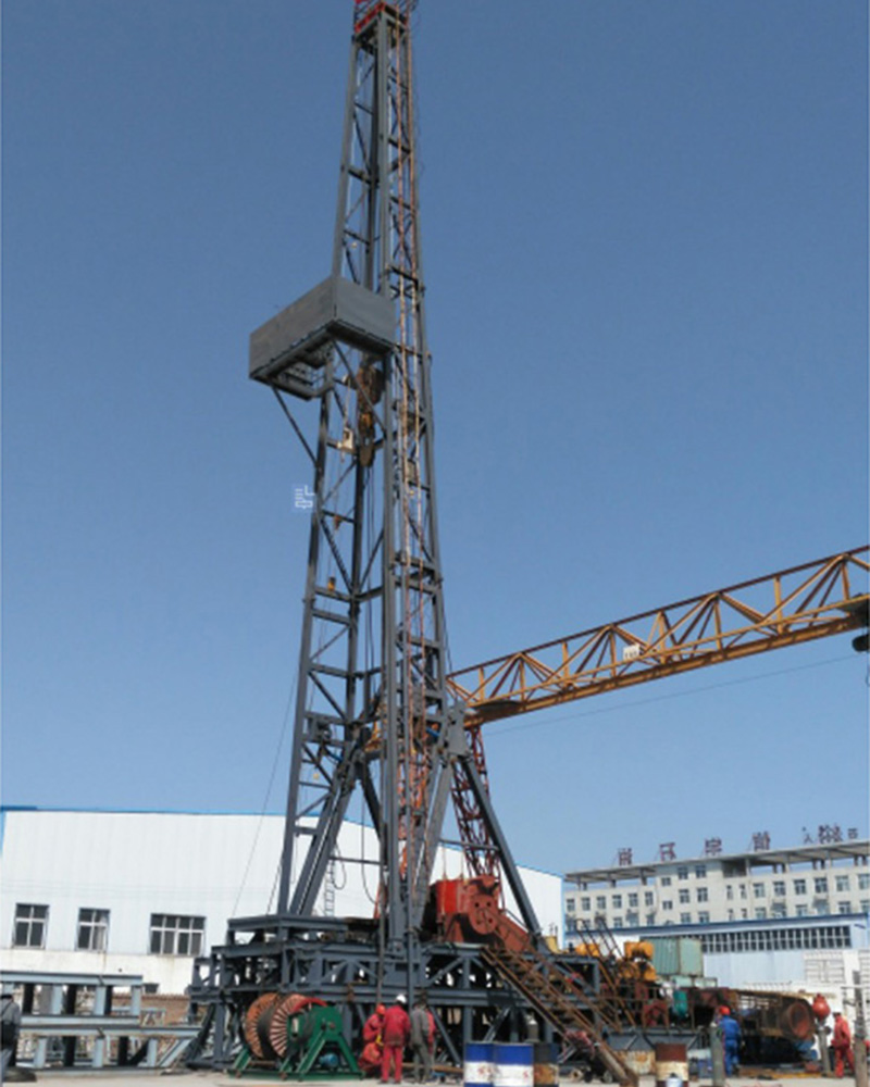 Skid-mounted drilling rig 2000m.pic