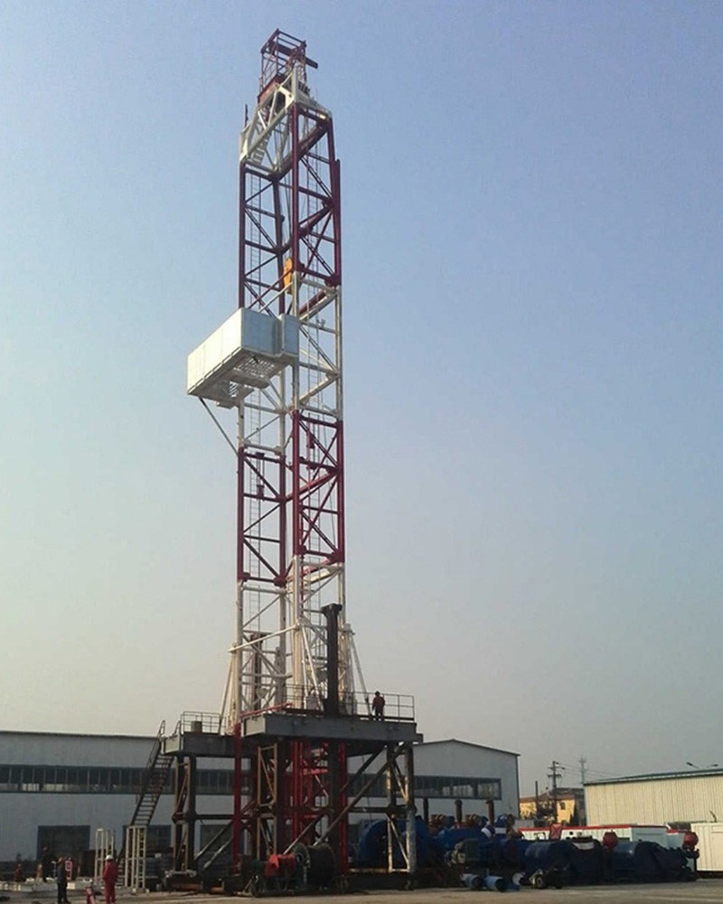 Skid -mounted drilling rig 4000m.pic